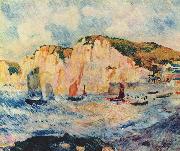 Pierre-Auguste Renoir Meer und Klippen France oil painting artist